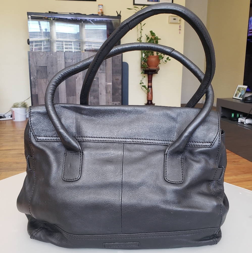 Rocha John Rocha Black Leather Handbag - Picture 9 of 11